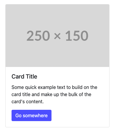 Bootstrap card example