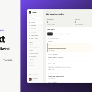 DevSikt developer operations Tailwind admin template dashboard